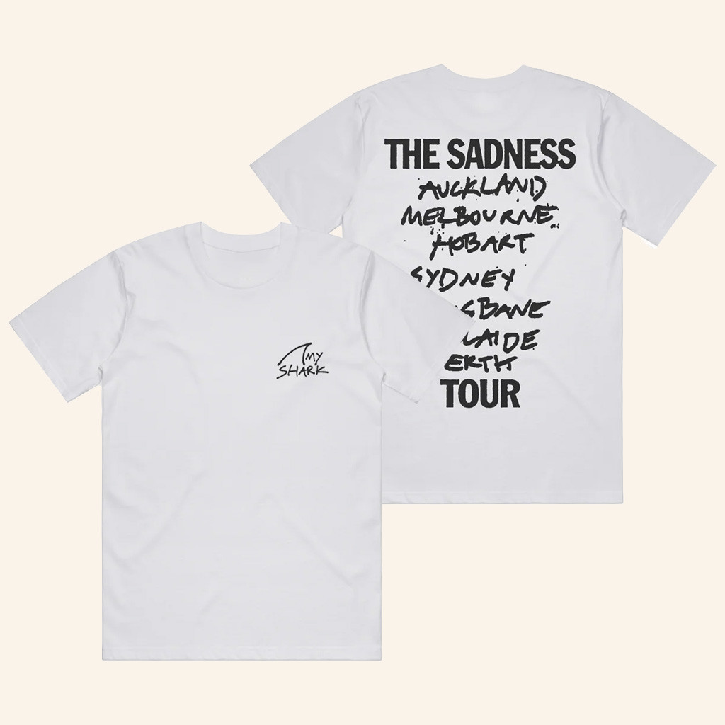 Amy Shark Merch White Cities Tour T-Shirt Birthday Gifts For Music Lovers