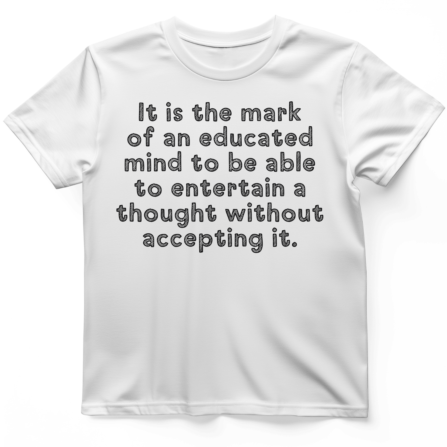 An Educated Mind T-Shirt Funny Vibe Meme Shirt Gift Ideas For Boyfriend