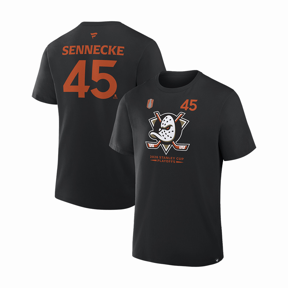Anaheim Duck Sennecke 45 SC Playoffs T-Shirt Hockey Fan Shirt Best Gift For Husband