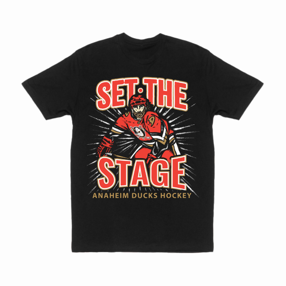 Anaheim Ducks Hockey T-Shirt Set the Stage Hockey Club Shirt Stanley Cup 2026 Gear