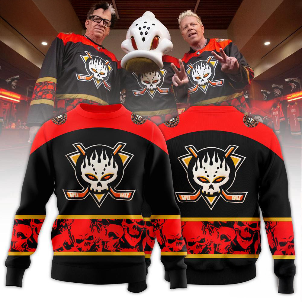 Anaheim Ducks x The Offspring 2025 Sweatshirt Best Gifts For Hockey Lovers