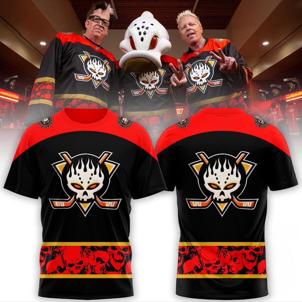 Anaheim Ducks x The Offspring 2025 T-Shirt Best Gifts For Hockey Lovers