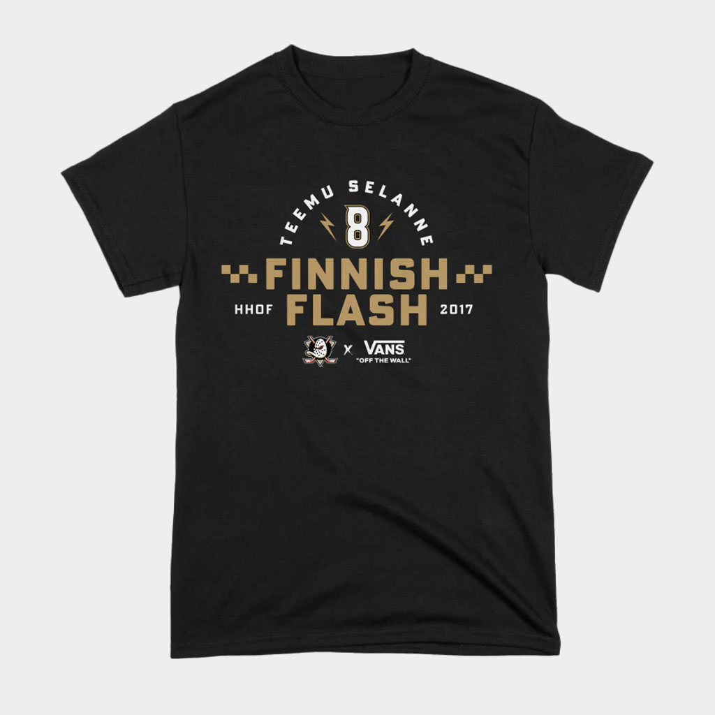 Anaheim Team Merch Finnish Flash Checkered T-Shirt Birthday Ideas For Dad Anaheim Team Merch Finnish Flash Checkered T-Shirt Birthday Ideas For Dad