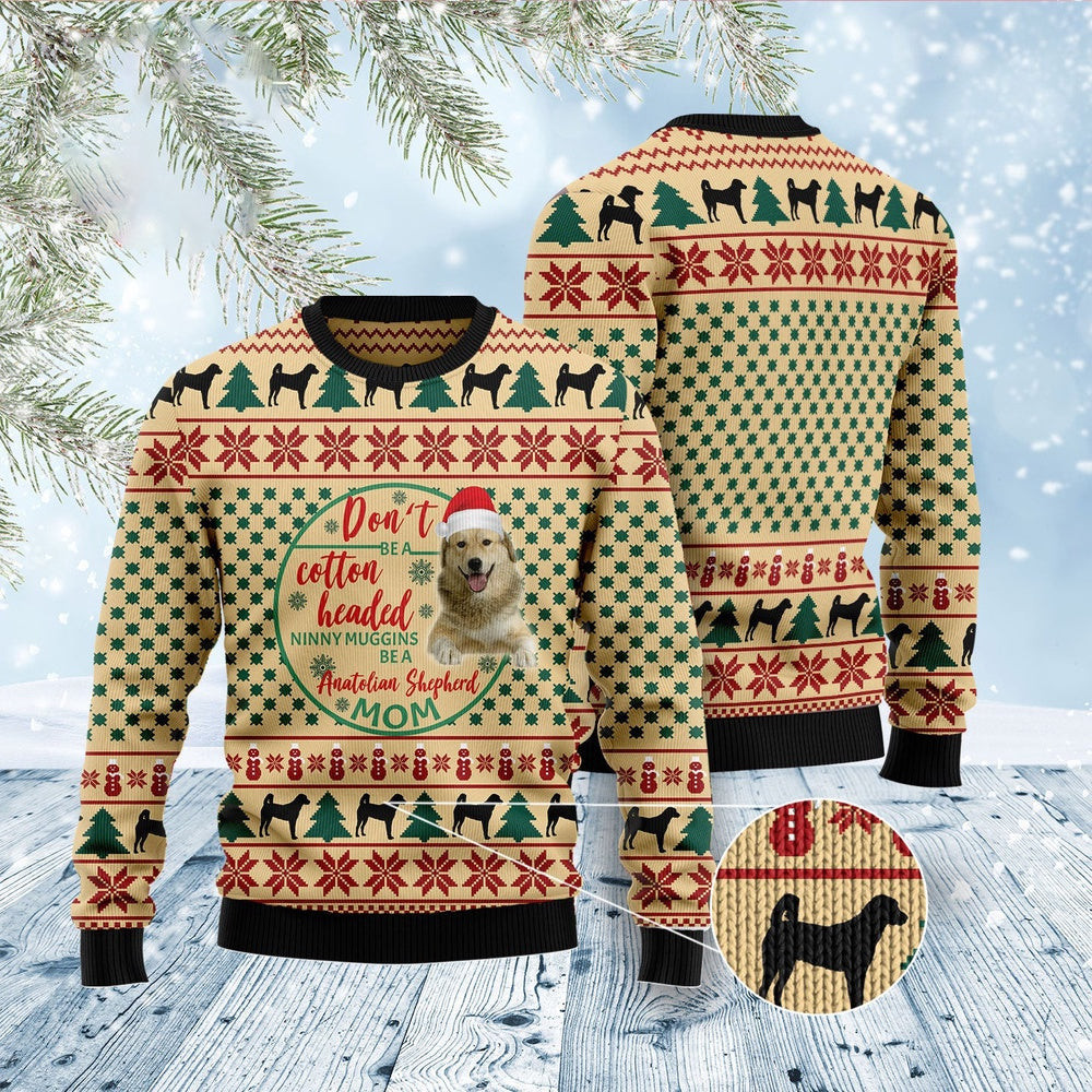 Anatolian Shepherd Mom Ugly Christmas Sweater Funny Ugly Christmas Sweater Holiday Gifts