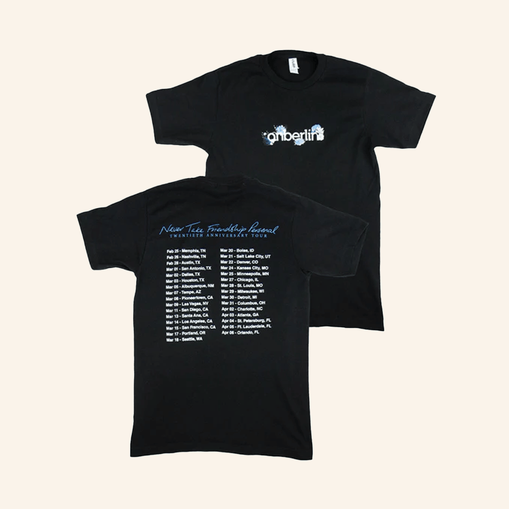 Anberlin Merch Anberlin 2025 Floral Tour Shirt Gifts For Fans Anberlin Merch Anberlin 2025 Floral Tour Shirt Gifts For Fans