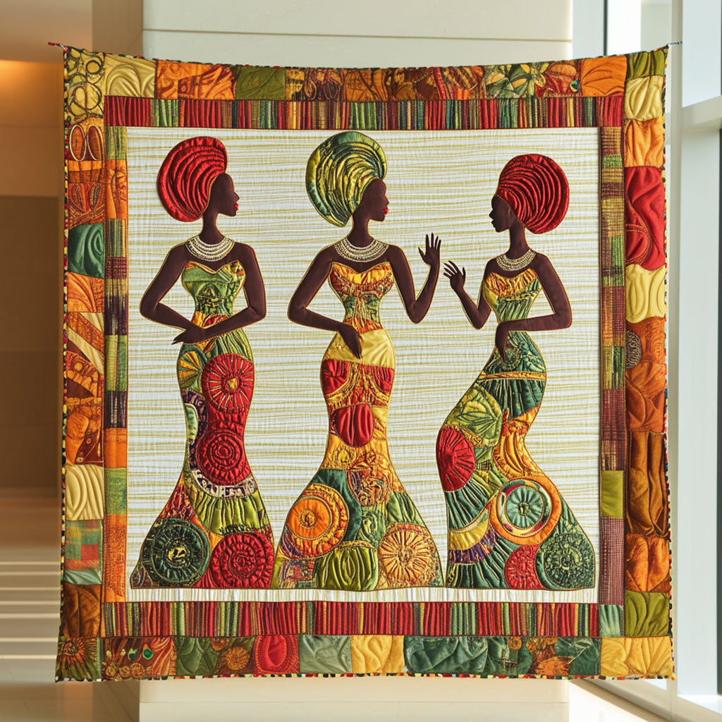 Ancestral Woman Quilted Blanket Queen Size Blanket Graduation Gifts For Daughter