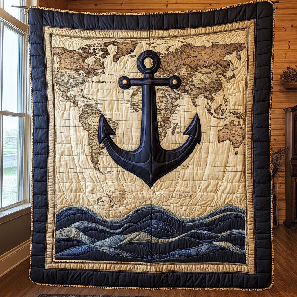 Anchor Atlas Quilt Thoughtful Holiday Gift Featuring Quilt Blanket