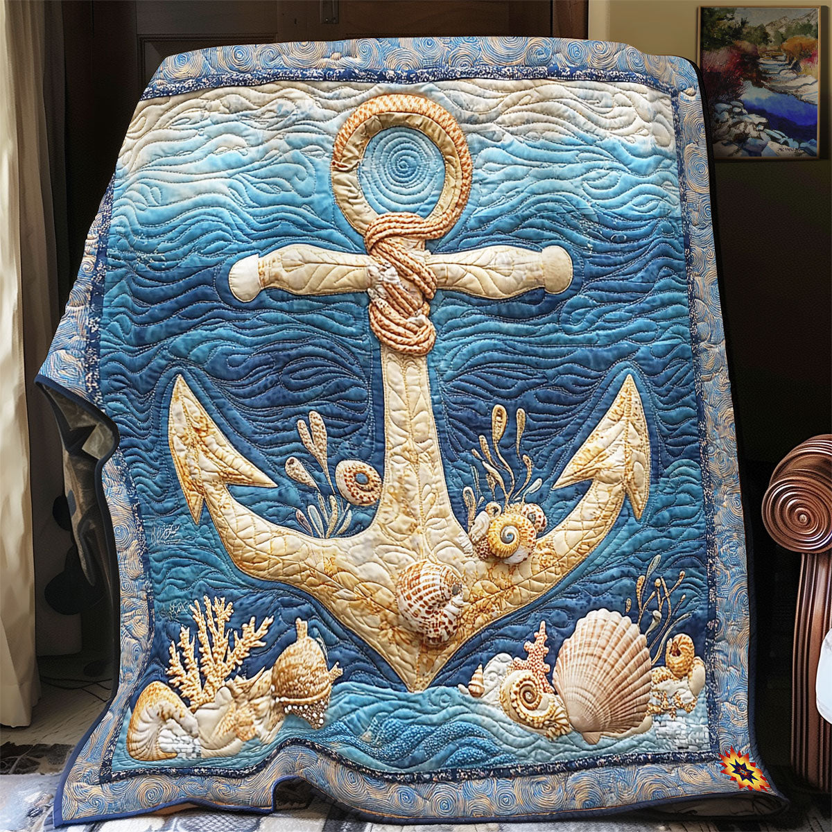 Anchor Quilt Blanket Proud Navy Veteran Ideas For Patriots