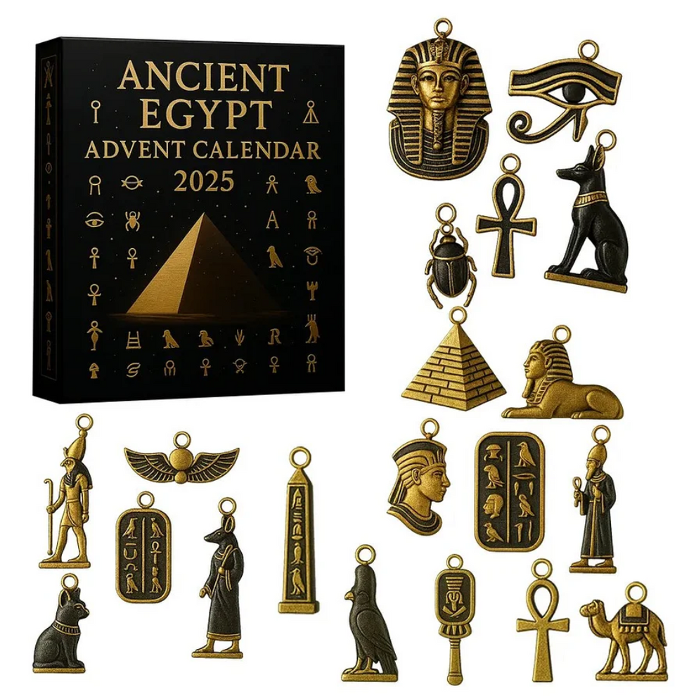 Ancient Egypt Ornament Advent Calendar 2025 Xmas Advent Calendar Secret Santa Gift Ideas