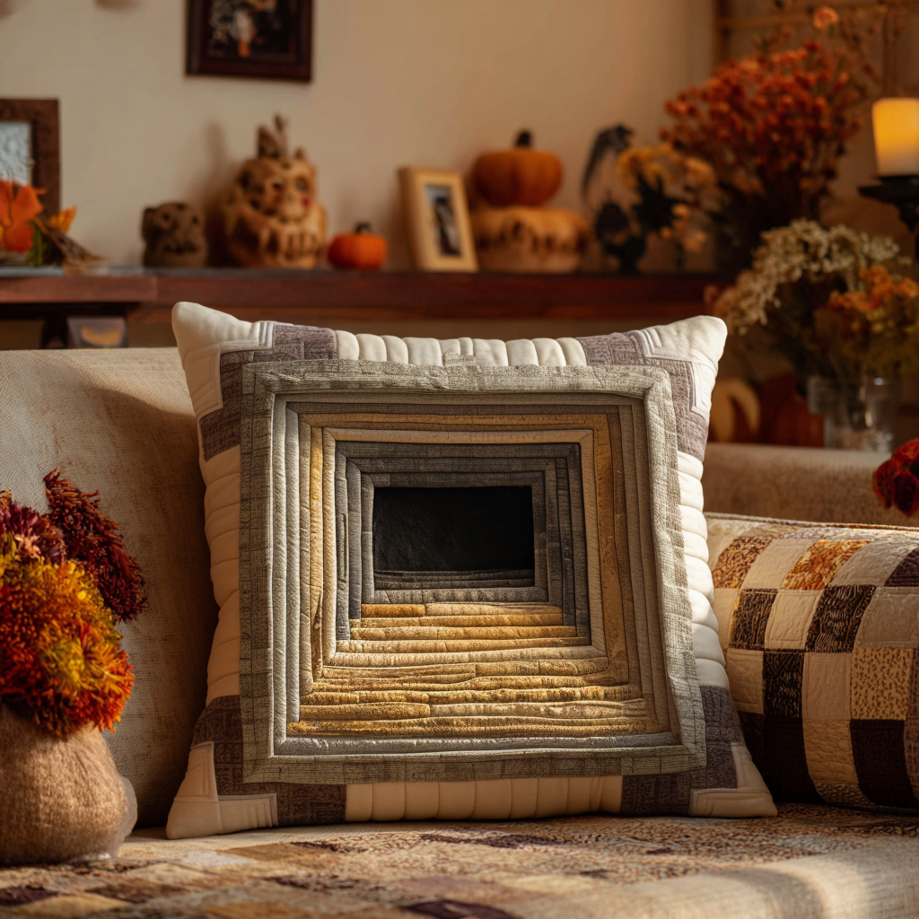 Ancient Entry Quilted Pillow Case Cute Pillow Covers Halloween Gift Ideas