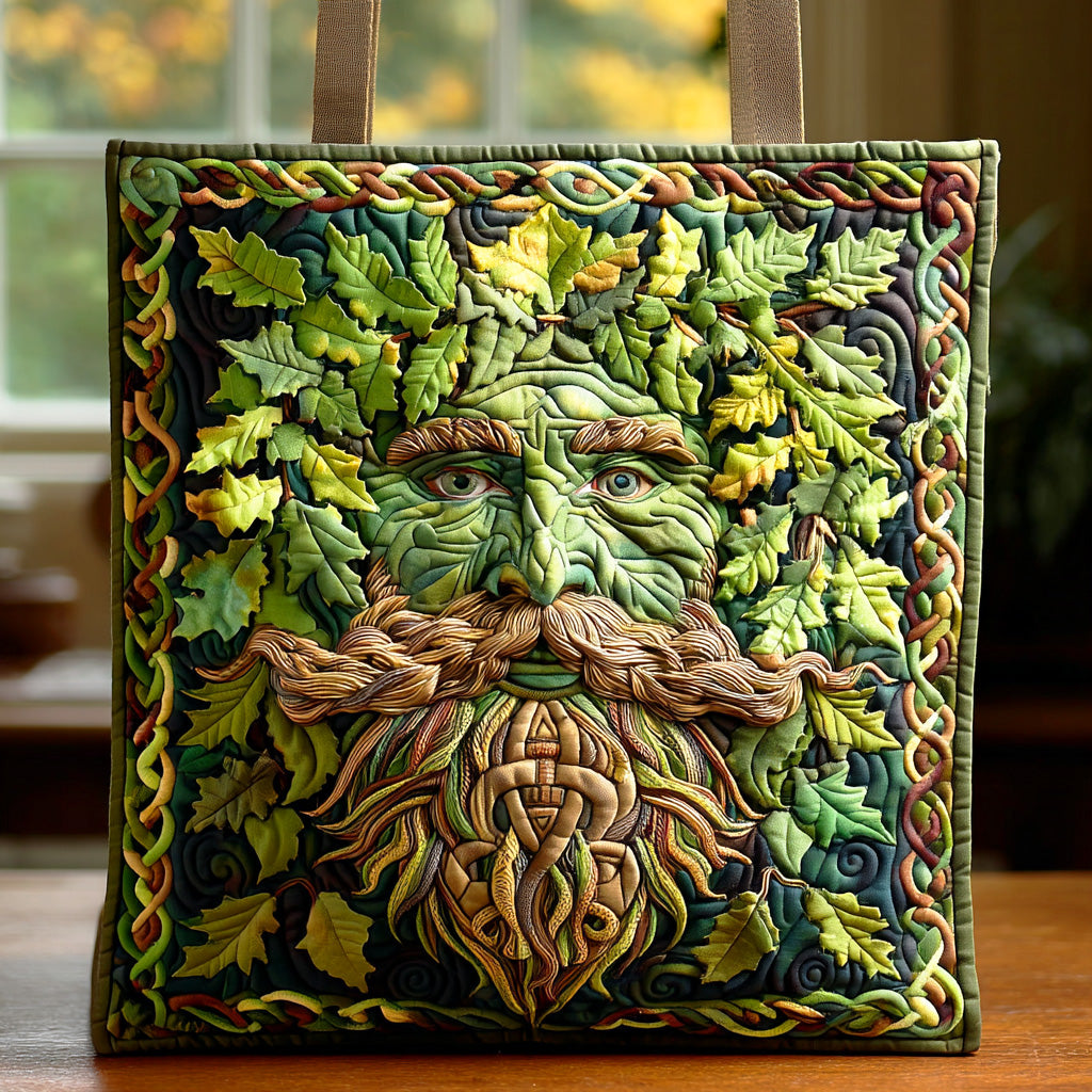 Ancient Forest Lord Quilted Tote Bag Christmas Gift Ideas For Girlfriend