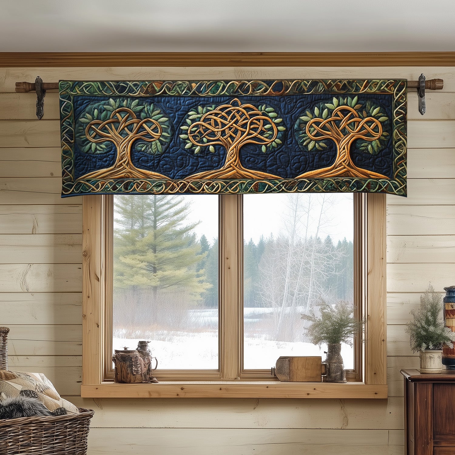 Ancient Harmony Quilted Valance Entryway Design Ideas Tree Of Life Gifts For Her