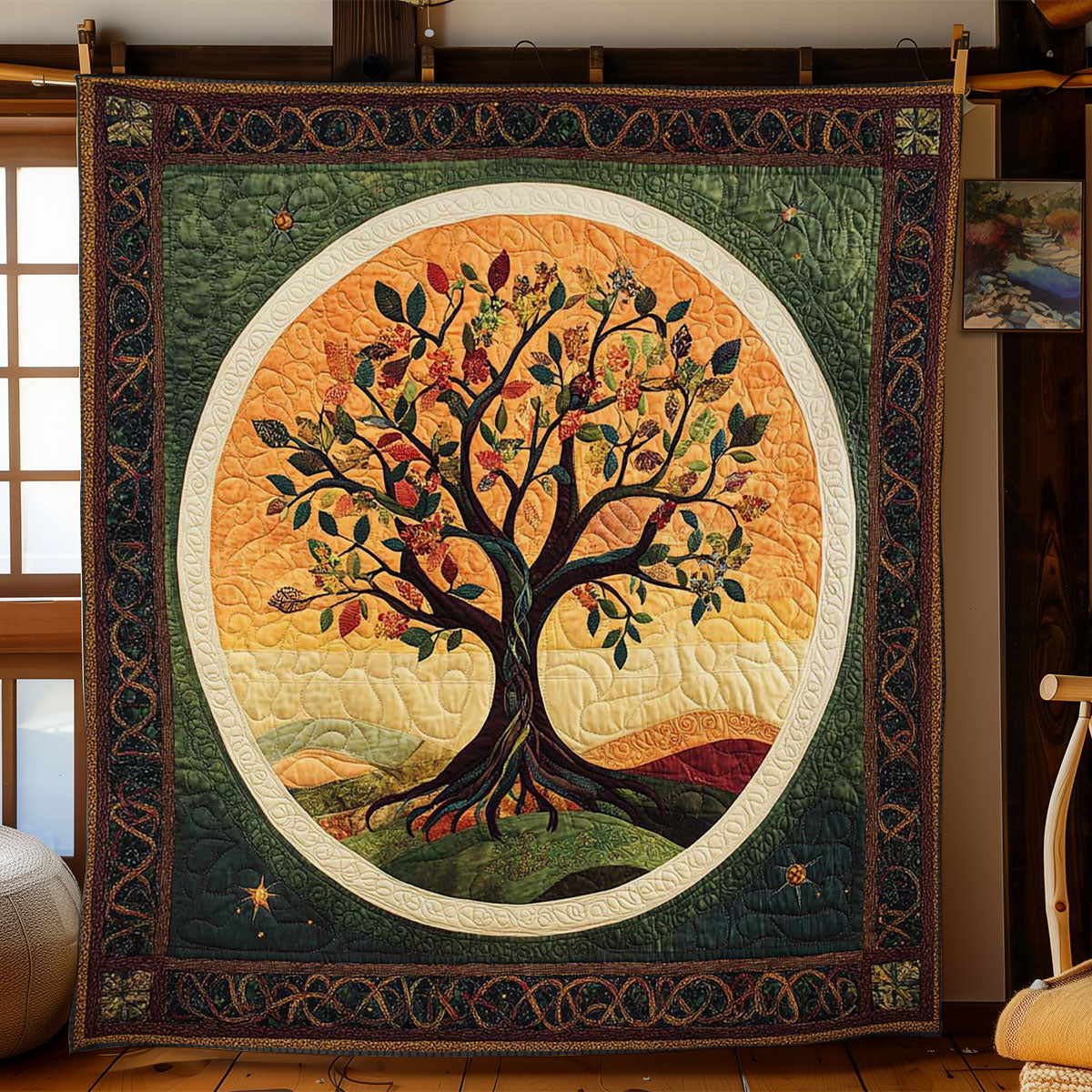 Ancient Starfire Quilt Blanket Tree Of Life Gifts For Women