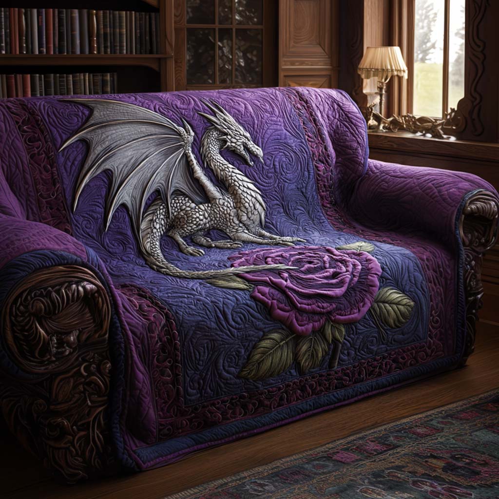 Ancient Wyvern Soul Quilted Sofa Cover Best Couch Covers Best Gift For My Brother