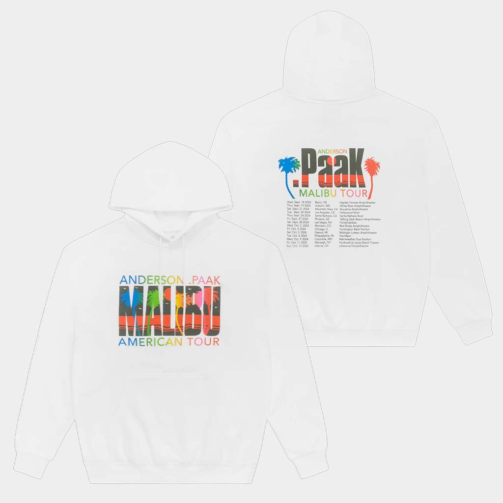 Anderson Paak Merch Malibu American Tour Hoodie Gifts For Rapper Fans