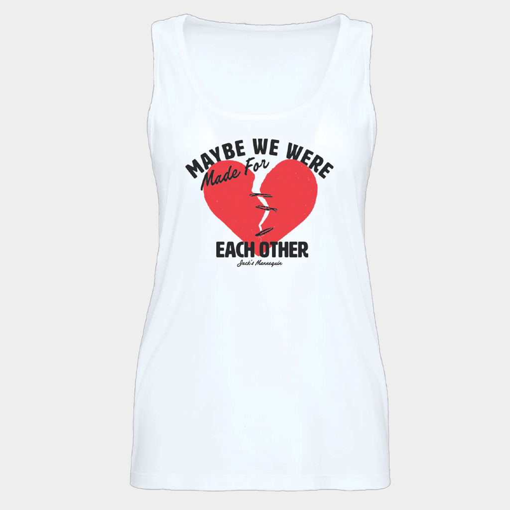 Andrew McMahon Merch Jack's Mannequin Made For Each Other Hearts Tank Top Gifts For Fans