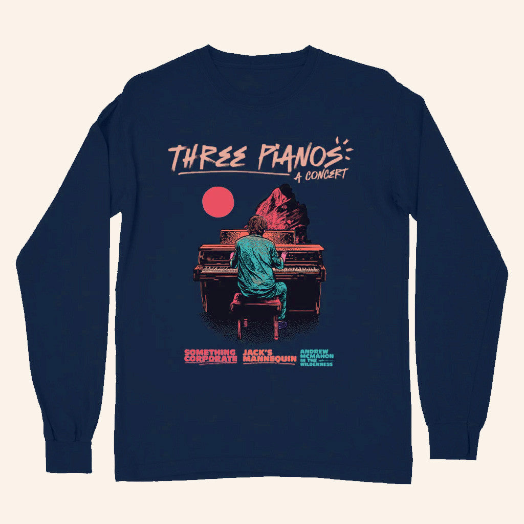 Andrew Mcmahon Merch Red Rocks Event Long Sleeve T-Shirt Gifts For Besties