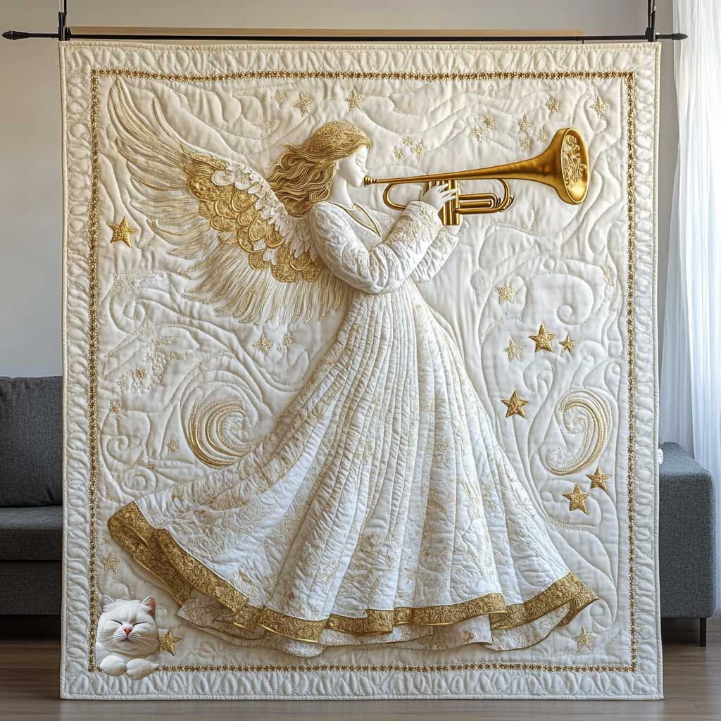 Angel Blessing Quilt Blanket Best Throw Blanket Great Mother's Day Gifts For Mom