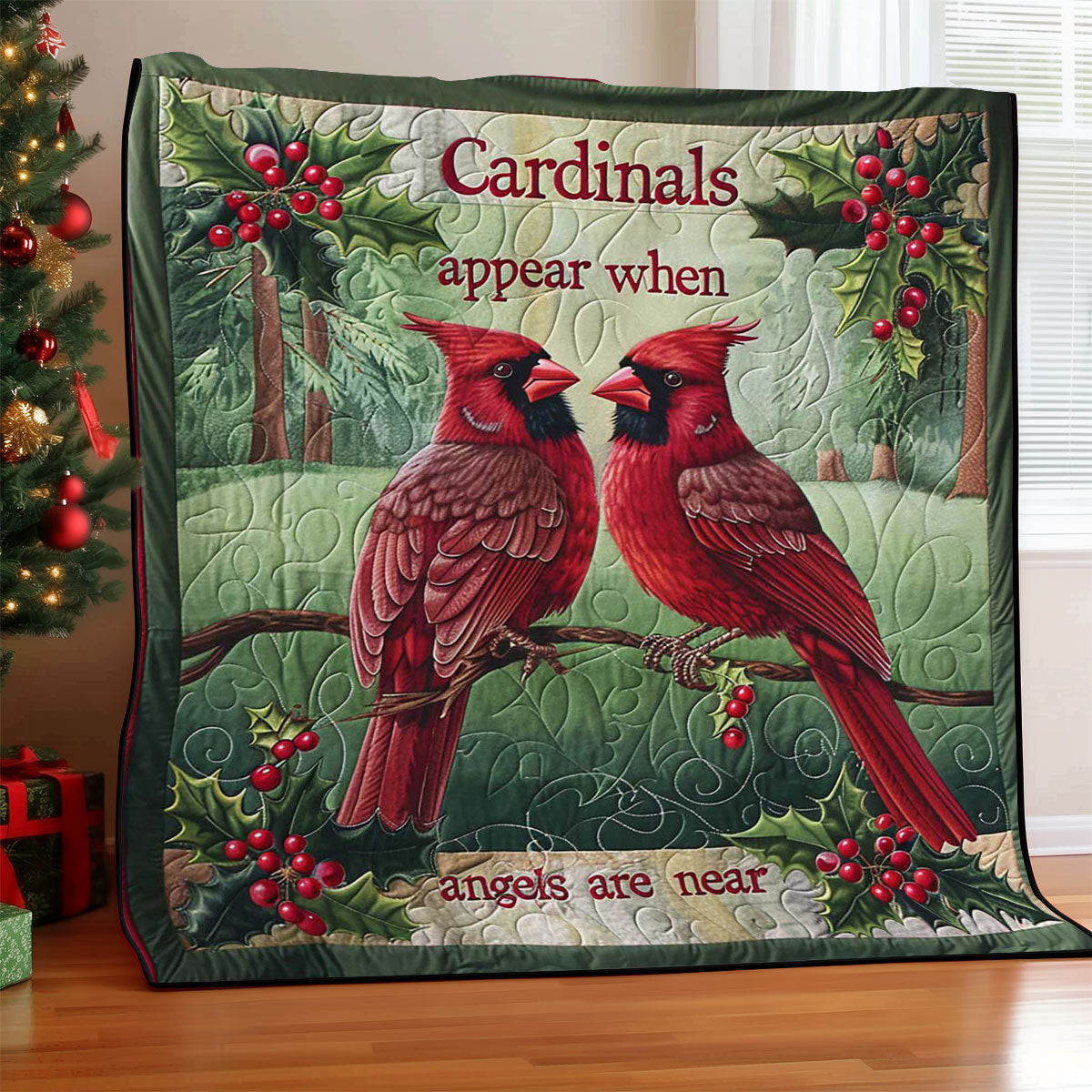 Angel Cardinal Quilt Blanket Couch Blanket Meaningful Gifts For Mom