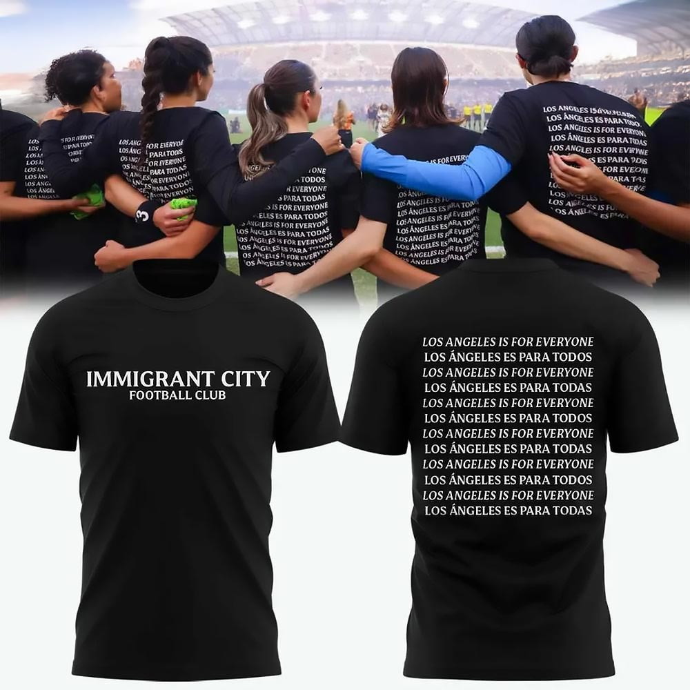 Angel City FC Immigrant City Football Club T-Shirt Football Related Gifts