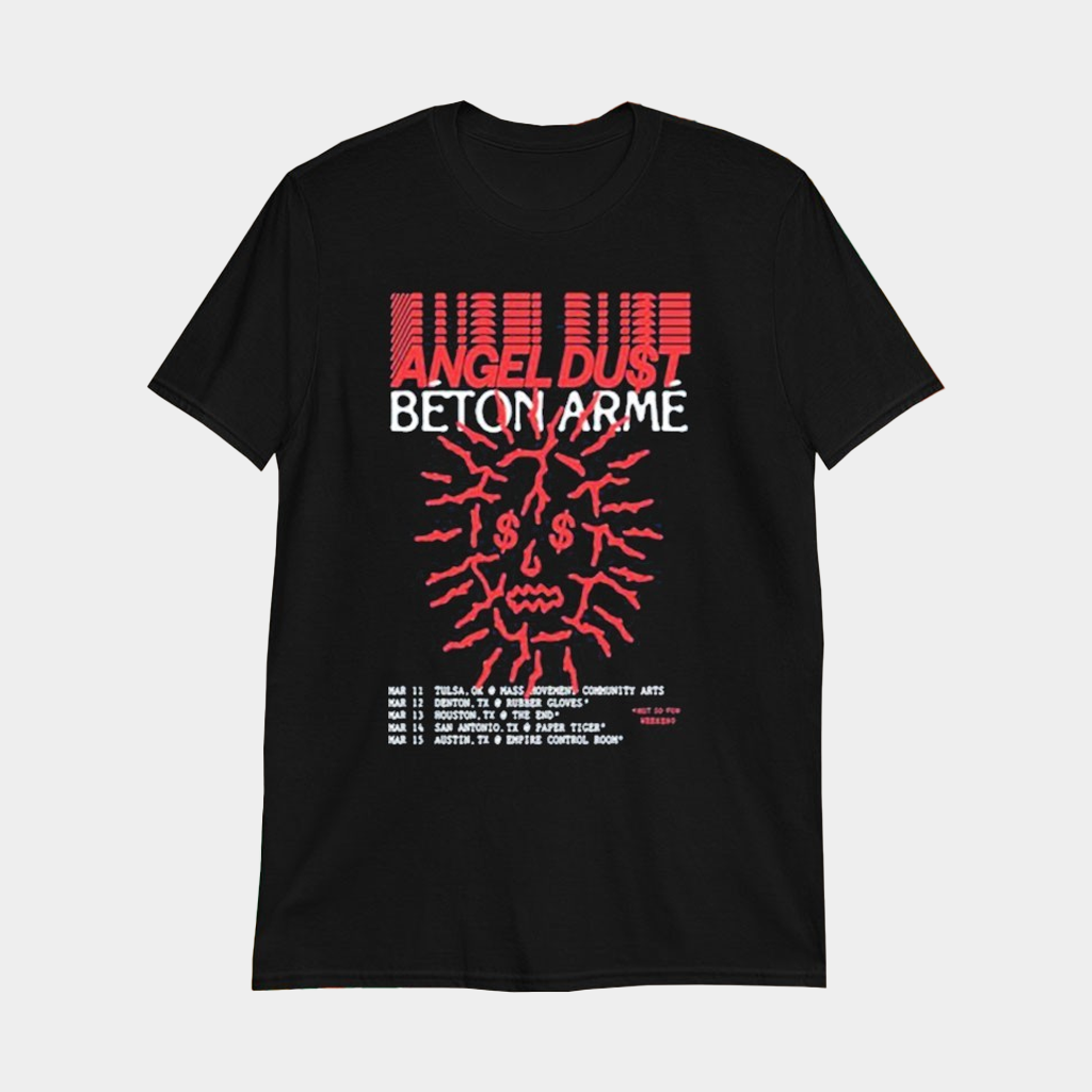 Angel Dust March 2026 Tour Los Angeles T-Shirt Angel Dust Merch Gifts For Band Lovers