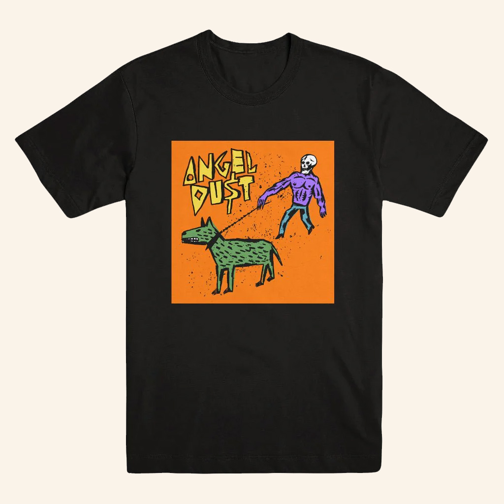 Angel Dust Merch Dogwalker Black T-Shirt Gifts Ideas For Brothers Angel Dust Merch Dogwalker Black T-Shirt Gifts Ideas For Brothers