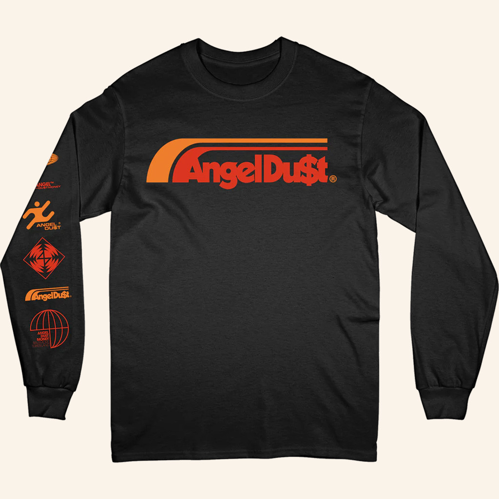 Angel Dust Merch Red Logo Long Sleeve Shirt Gifts For Music Lovers