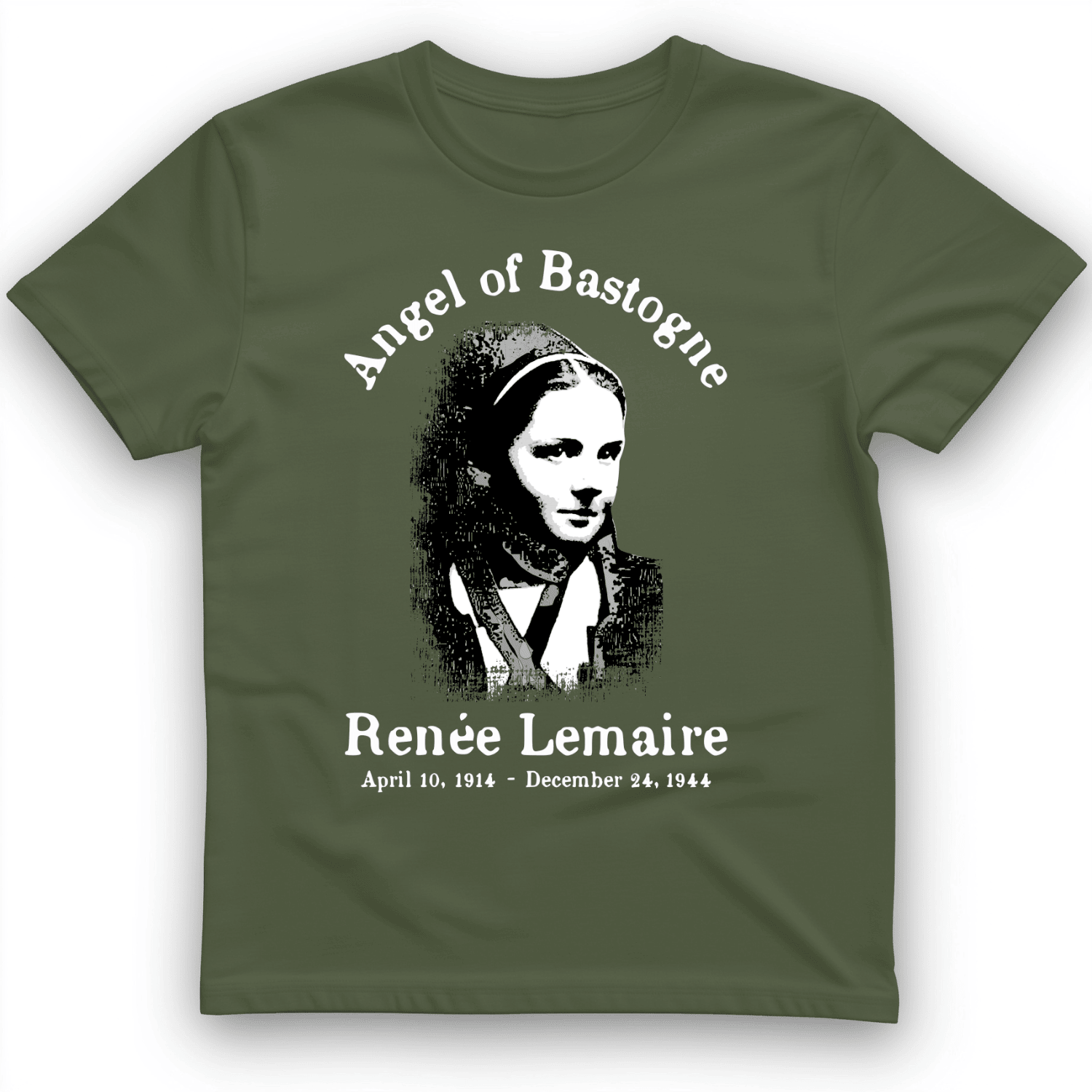 Angel Of Bastogne Renee Lemaire T-Shirt Meme Shirt Gifts For Girlfriend