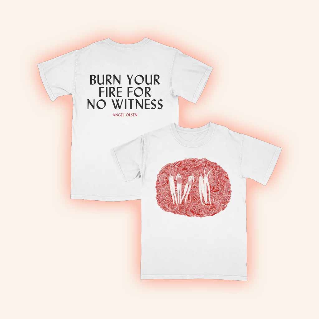 Angel Olsen Merch Burn Your Fire For No Witness White T-Shirt Gifts For Music Lovers Angel Olsen Merch Burn Your Fire For No Witness White T-Shirt Gifts For Music Lovers