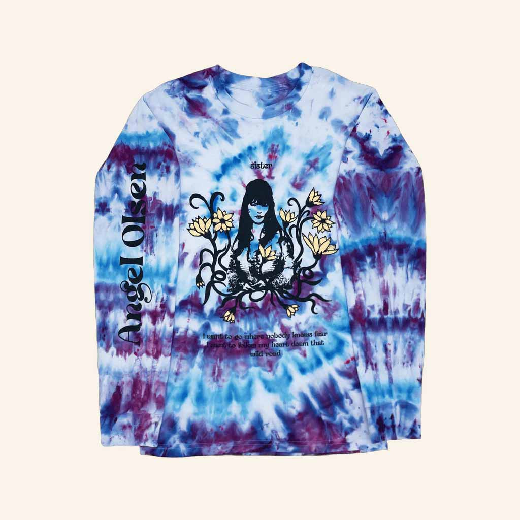 Angel Olsen Merch Sister 2023 Tie Dye Long Sleeve T-Shirt Gift Ideas For Music Lovers Angel Olsen Merch Sister 2023 Tie Dye Long Sleeve T-Shirt Gift Ideas For Music Lovers