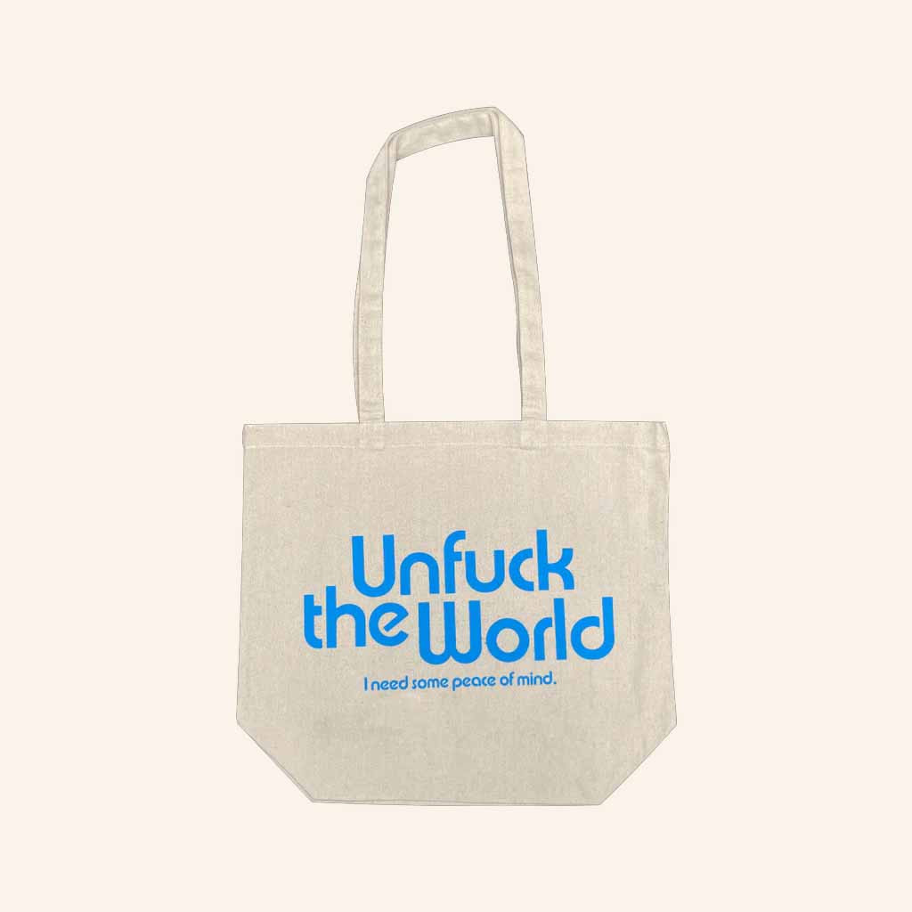 Angel Olsen Merch UNFCK THE WORLD Tote Bag Gifts For Friends