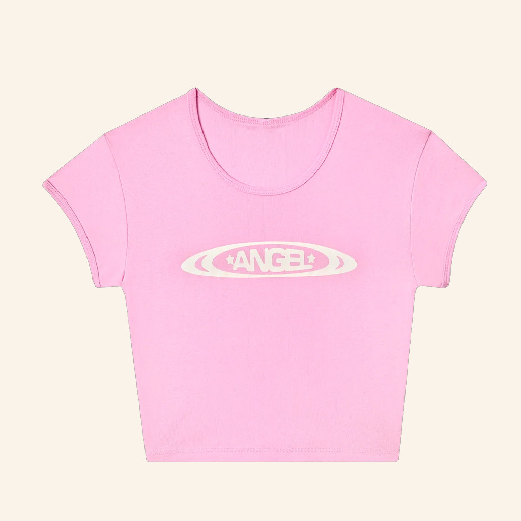 Angel Reese Merch AR Angel Baby Tee Pink Birthday Gift For Daughter