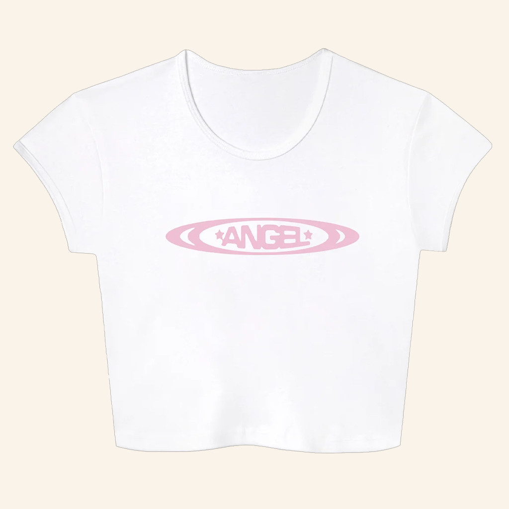 Angel Reese Merch AR Angel Baby Tee White Birthday Gift For Sister