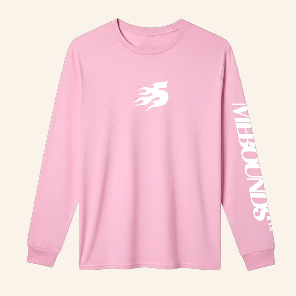 Angel Reese Merch Mebounds Long Sleeve T-Shirt Pink Best Gifts For Wife