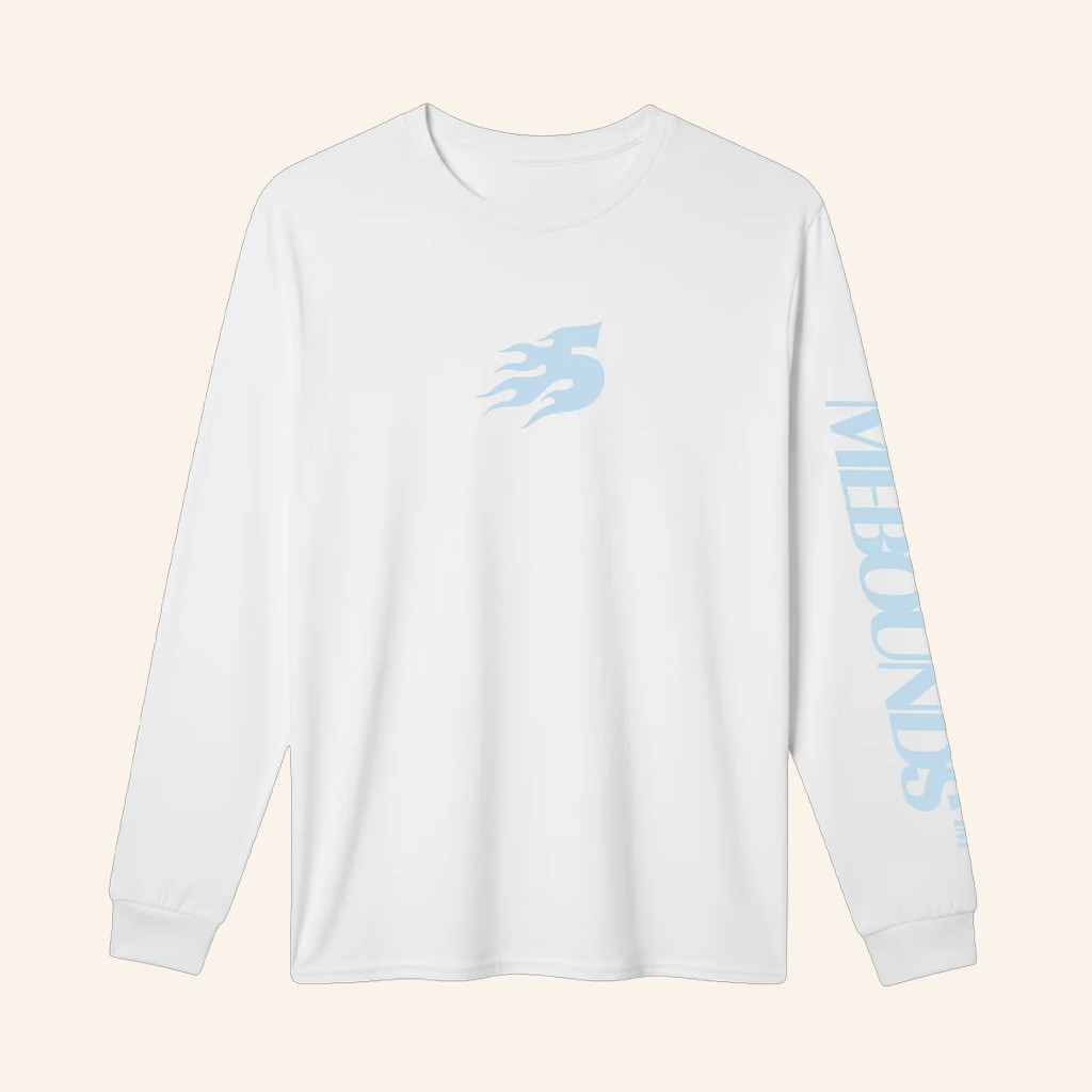 Angel Reese Merch Mebounds Long Sleeve T-Shirt White Best Gifts For Her