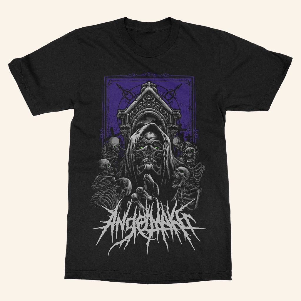 AngelMaker Merch Crypt Skeleton T-Shirt Christmas Gifts For Dad