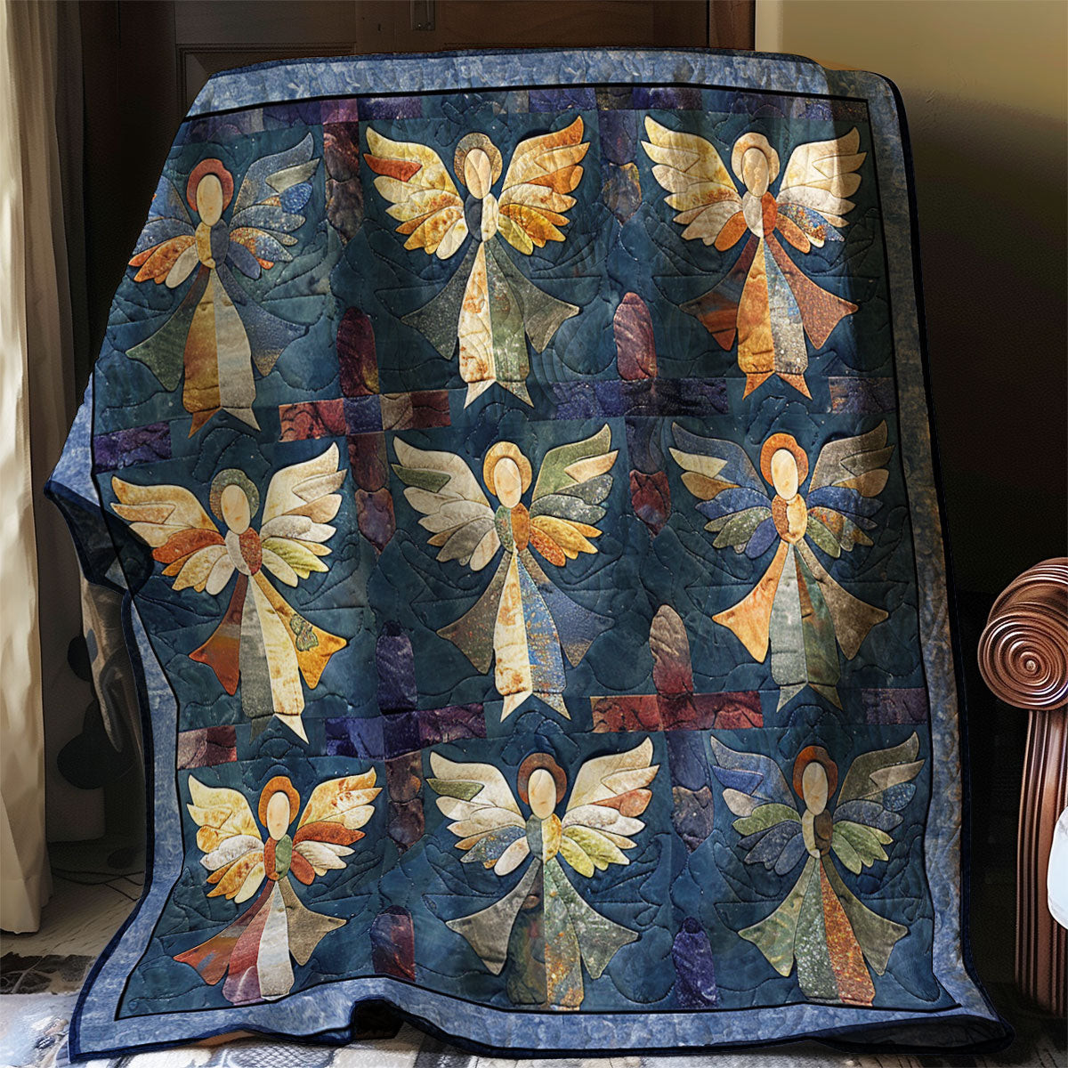 Angels Quilt Blanket Throws And Blankets Good Gifts For Dads 50Th Birthday