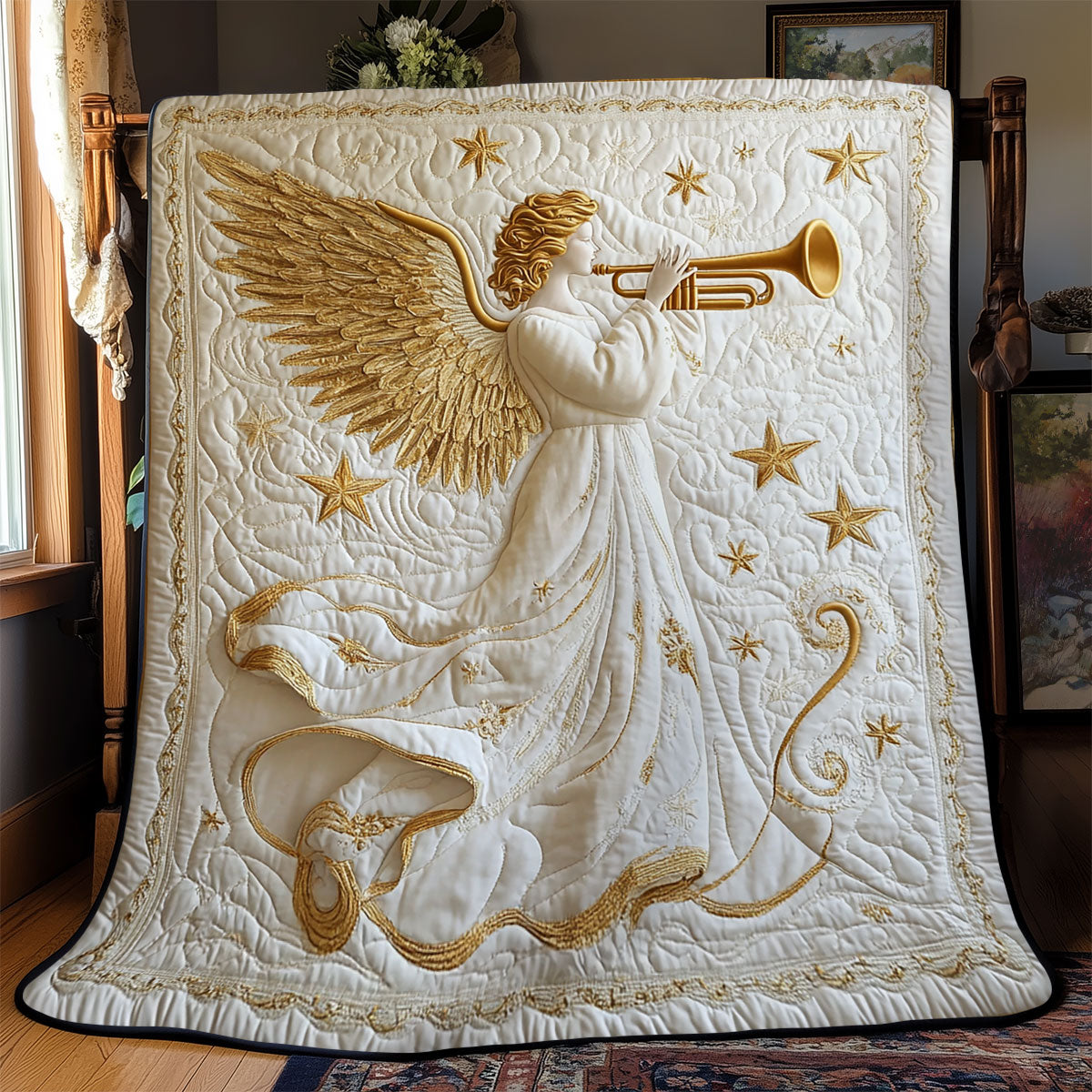 Angel's Serenade Quilt Blanket Spiritual Presents For Mom