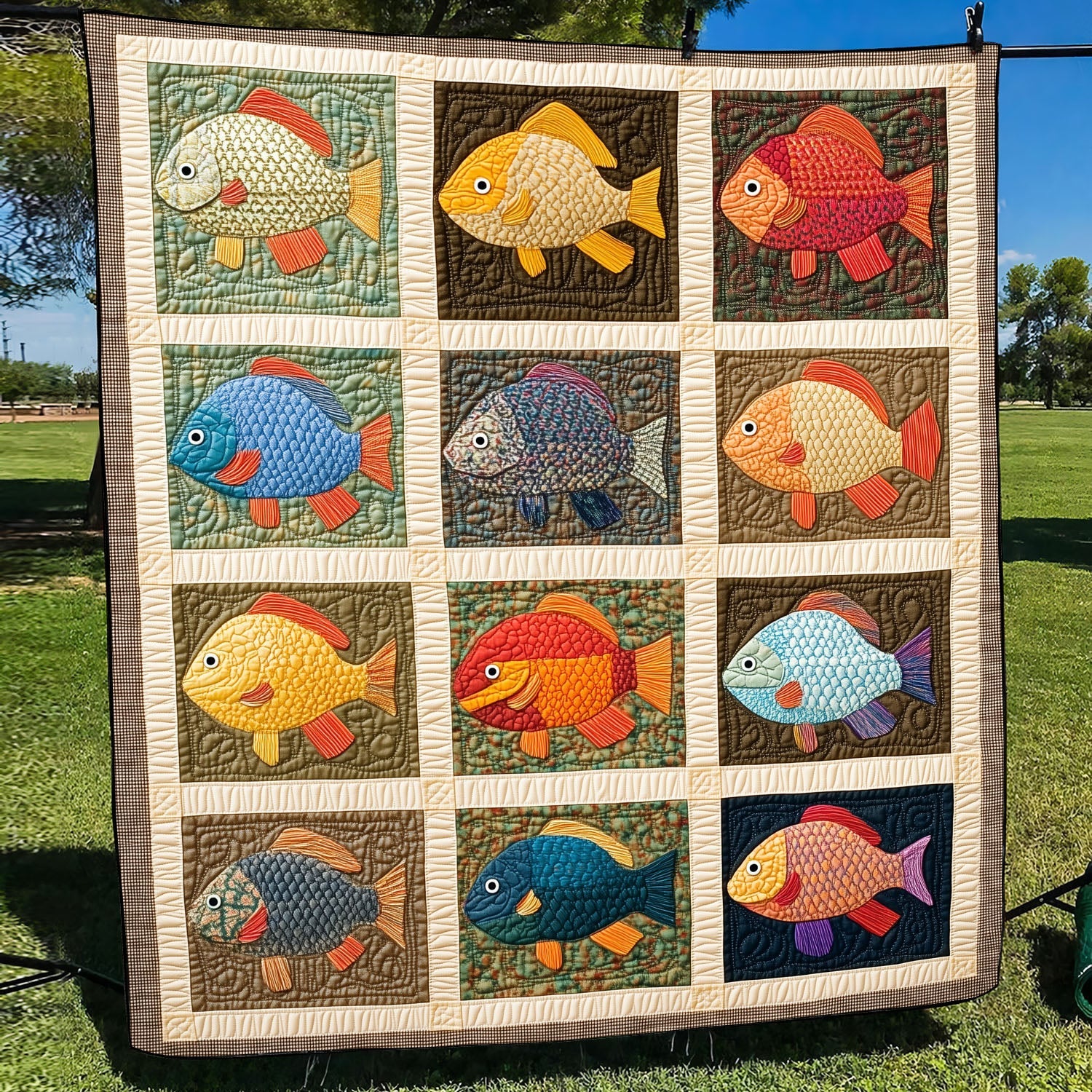 Anglers Paradise Quilted Blanket Christmas Room Decor Sea Turtle Christmas Gifts