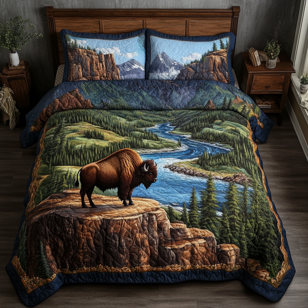 Animal Haven Quilted Bedding Set Christmas Bedding Ideas Nature Lover Gift Ideas