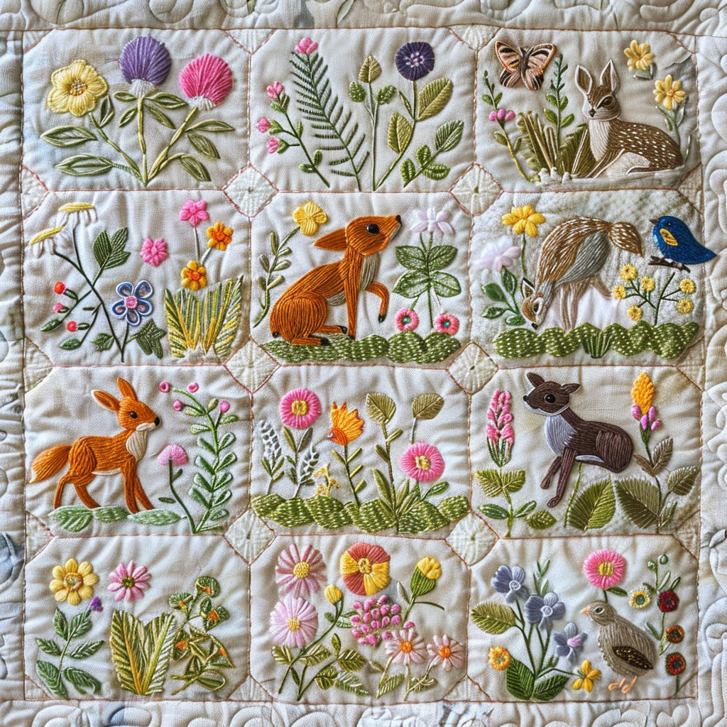 Animal Quilt Blanket Christmas Throws Good Family Christmas Presents