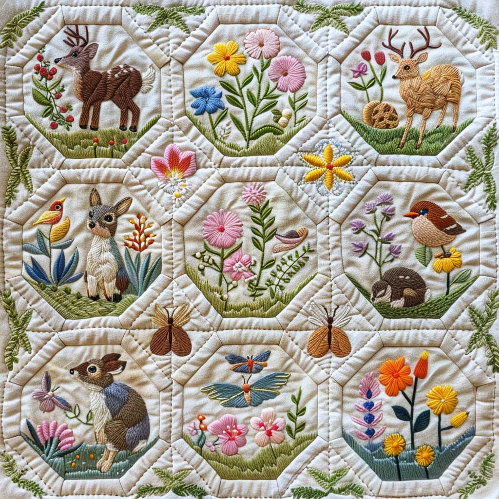 Animal Quilt Blanket Queen Size Blanket Secret Santa Gifts For Coworkers