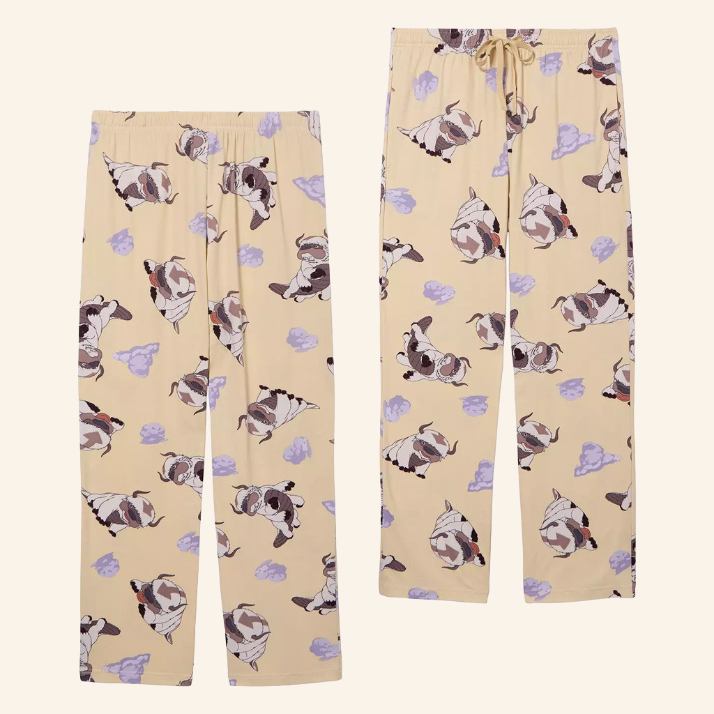 Anime Merch Avatar The Last Airbender Appa Clouds Sweatpants Gifts For Friends