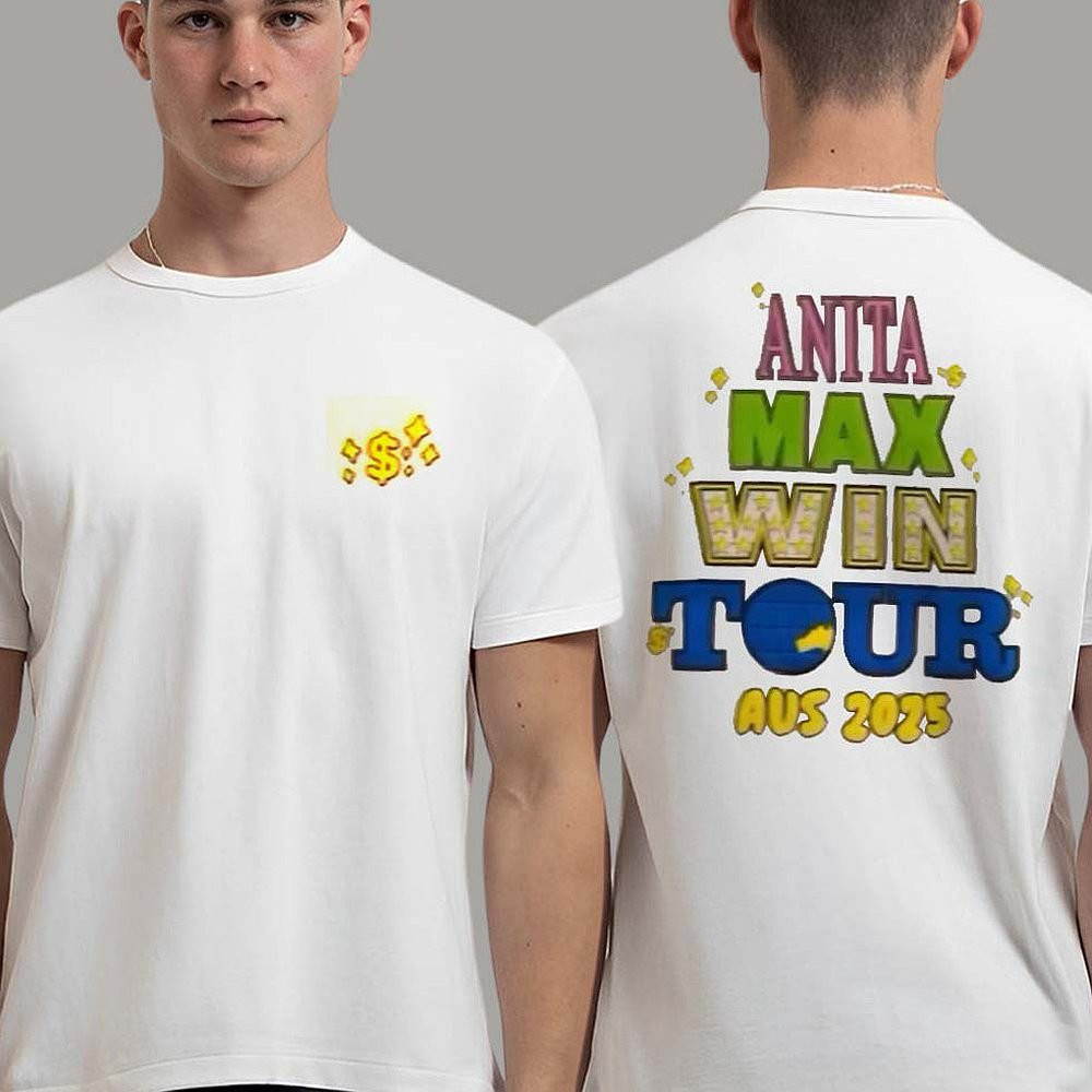 Anita Max Win Tour 2025 T-Shirt Drake Australia Concert Merch Best Gift For Fans