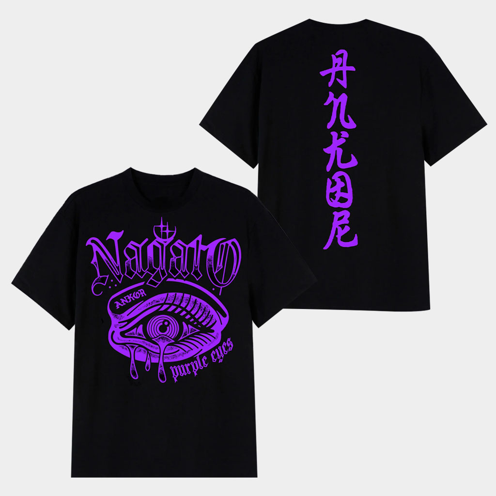 Ankor Music Merch Nagato Black T-Shirt Best Gifts For Music Lovers