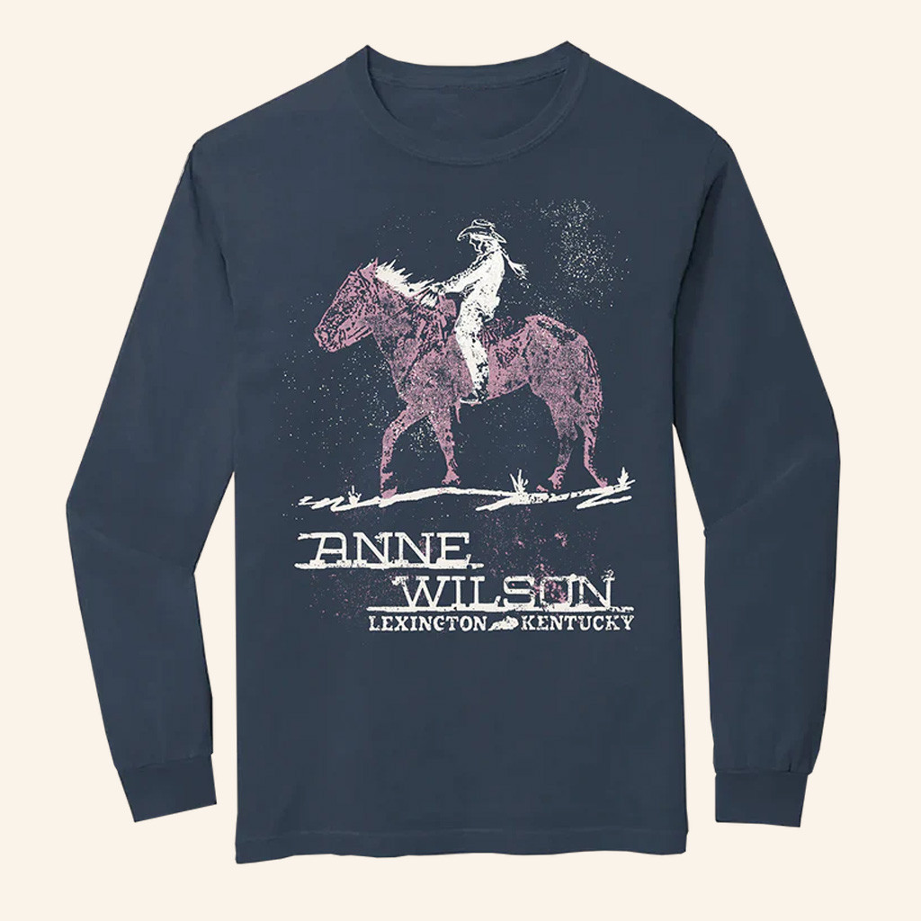 Anne Wilson Merch Cowgirl Long Sleeve T-Shirt Anne Wilson Shirt Gift Ideas For Music Lovers