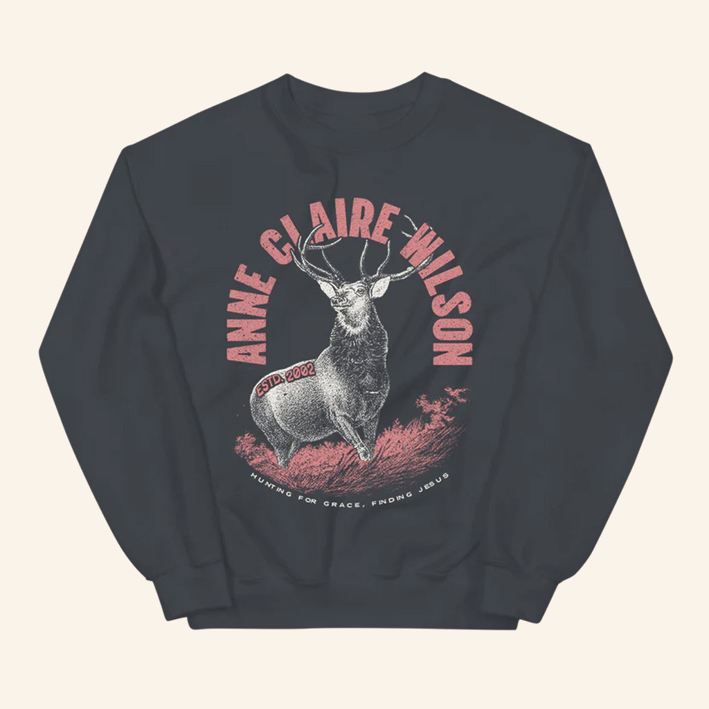 Anne Wilson Merch Deer Crewneck Anne Claire Wilson Sweatshirt Presents For Music Lovers