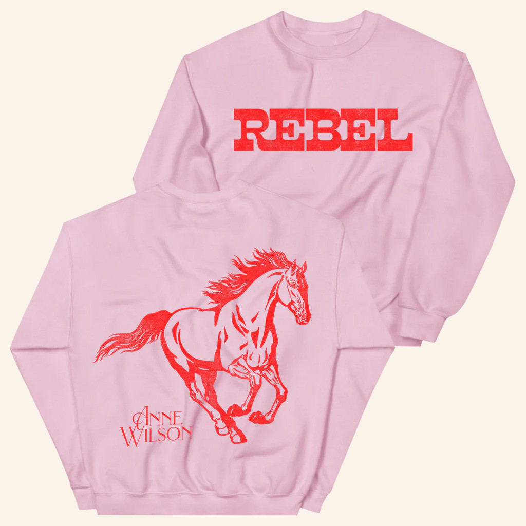 Anne Wilson Merch Rebel Crewneck Anne Wilson Sweatshirt Birthday Gifts For Music Lovers