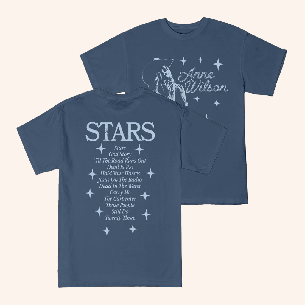Anne Wilson Merch Stars Tracklist T-Shirt Cool Gifts For Music Lovers