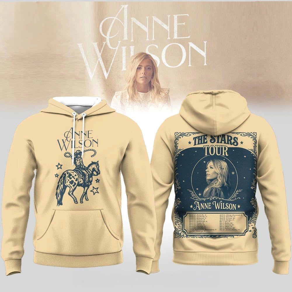 Anne Wilson The Stars Tour Hoodie Anne Wilson Merch Birthday Gifts For Music Lovers